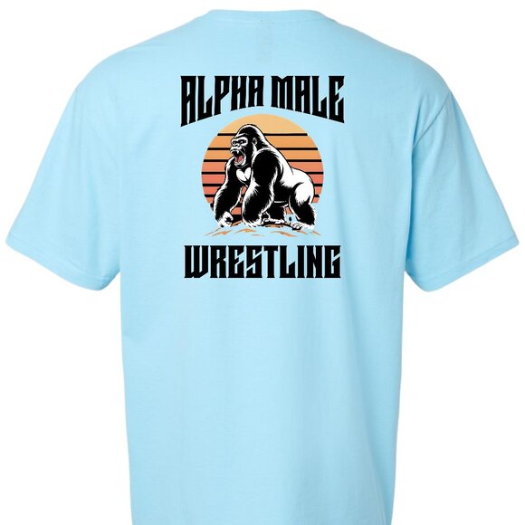 Alpha Male Wrestling Short Sleeve T-Shirt - Picture 1 of 10